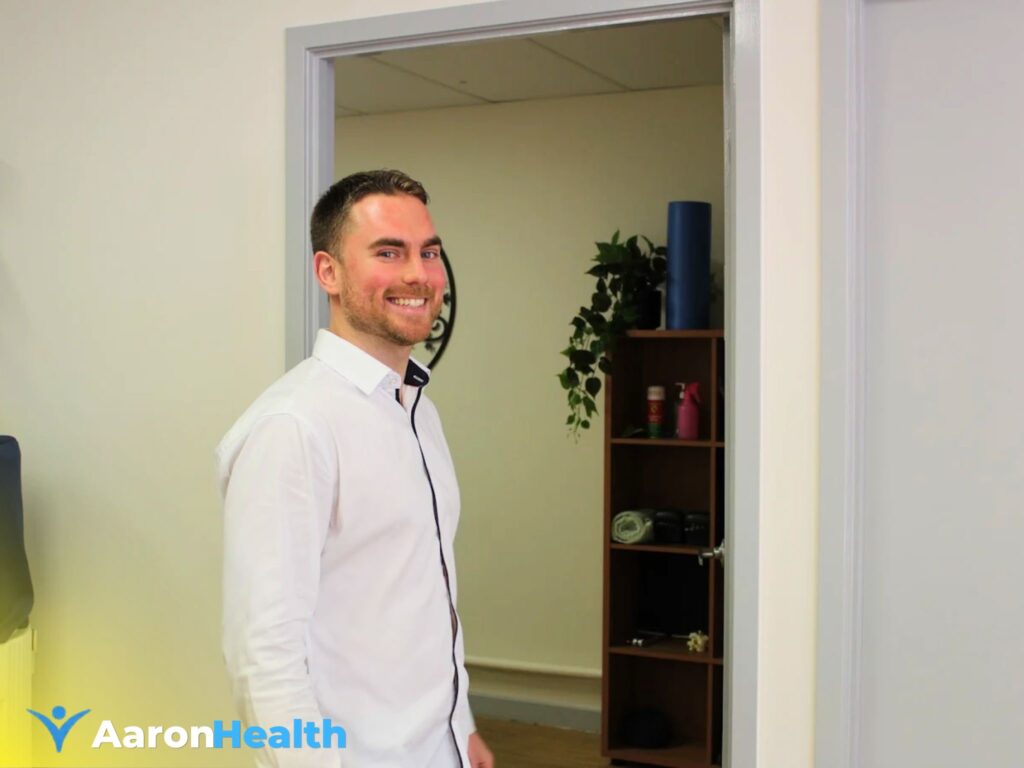 A chiropractor showing their Bundaberg office